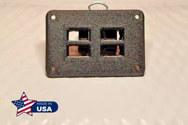 Quad Panel Mount, Compatible With Anderson PowerPole PP15-PP45