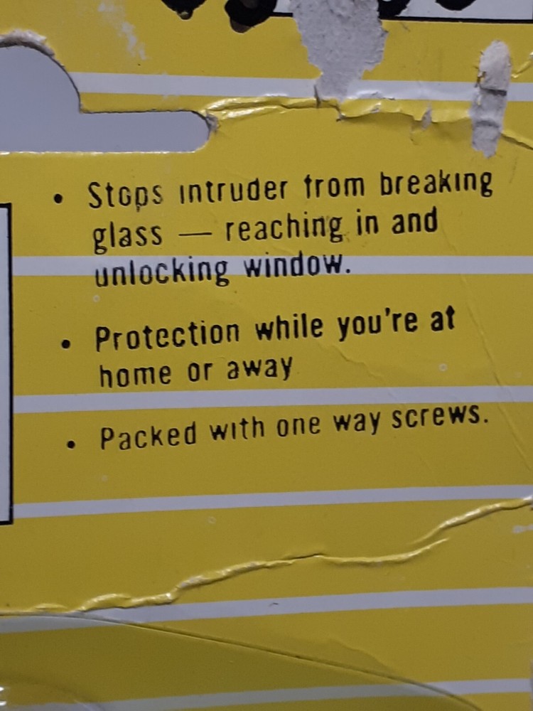 Ilco Unican Window Lock Brand, Brass, Hardware Safety Security