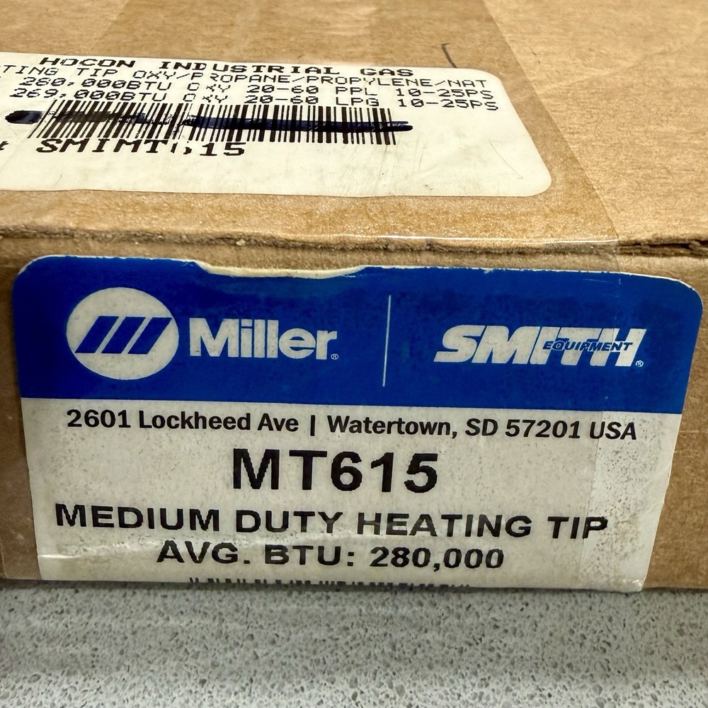 Miller Smith MT615 Medium Duty Oxygen Propane Heating Tip