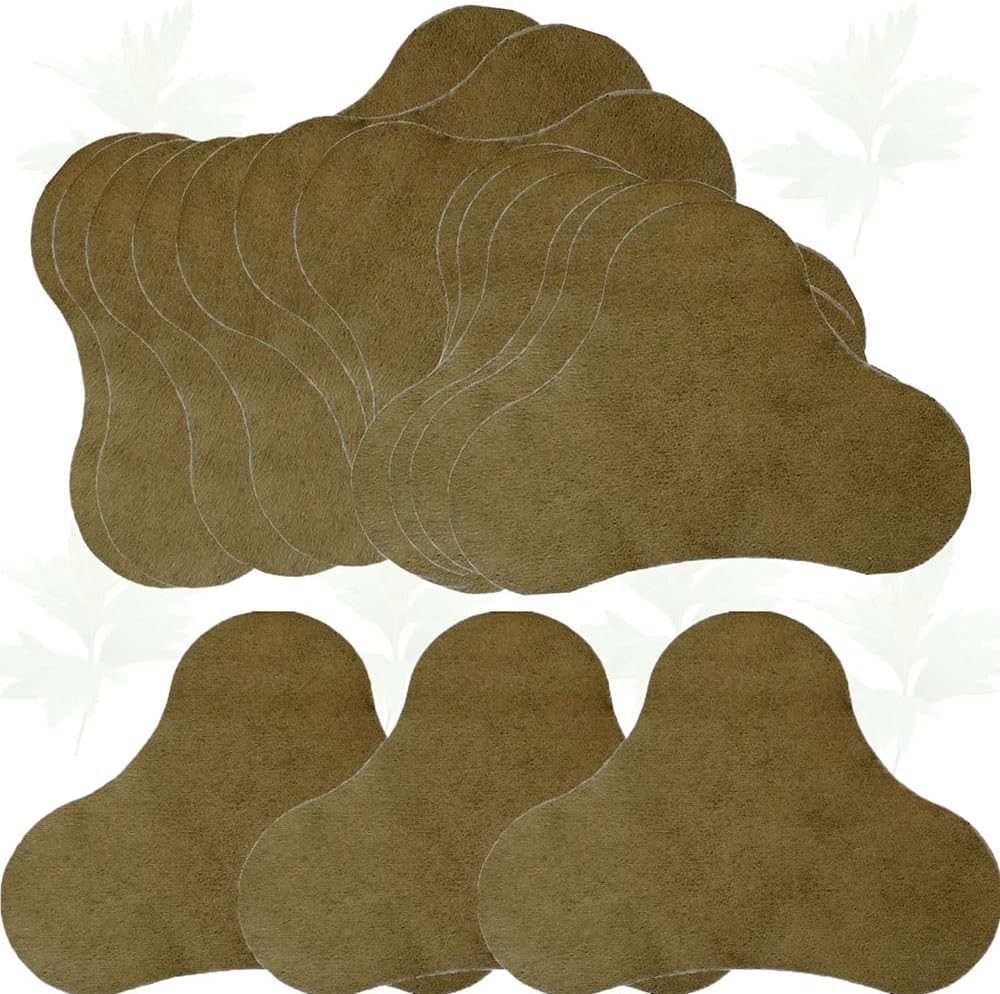 Neck Patch, 100pcs Ginger & Wormwood Patch Adhesive Self-Heating Pads Hot Compre