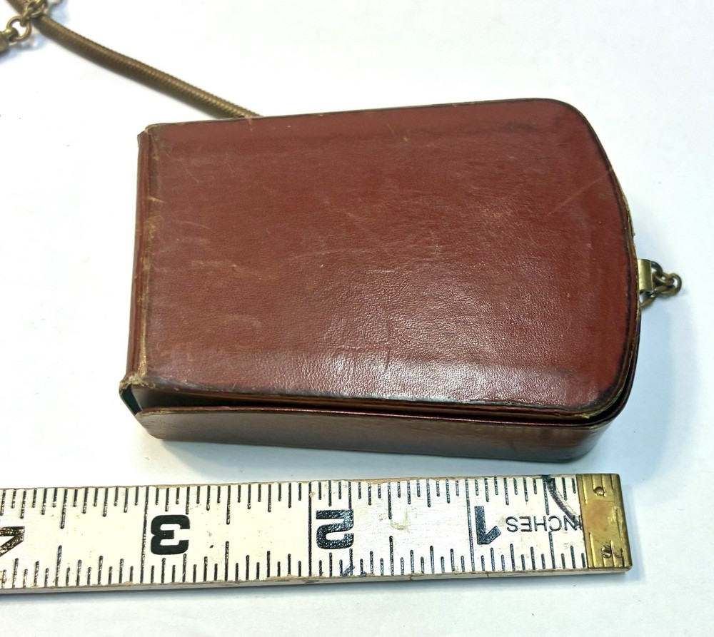 Vintage ZEISS IKON Ikophot Light Meter Incident Light Diffuser Leather Case