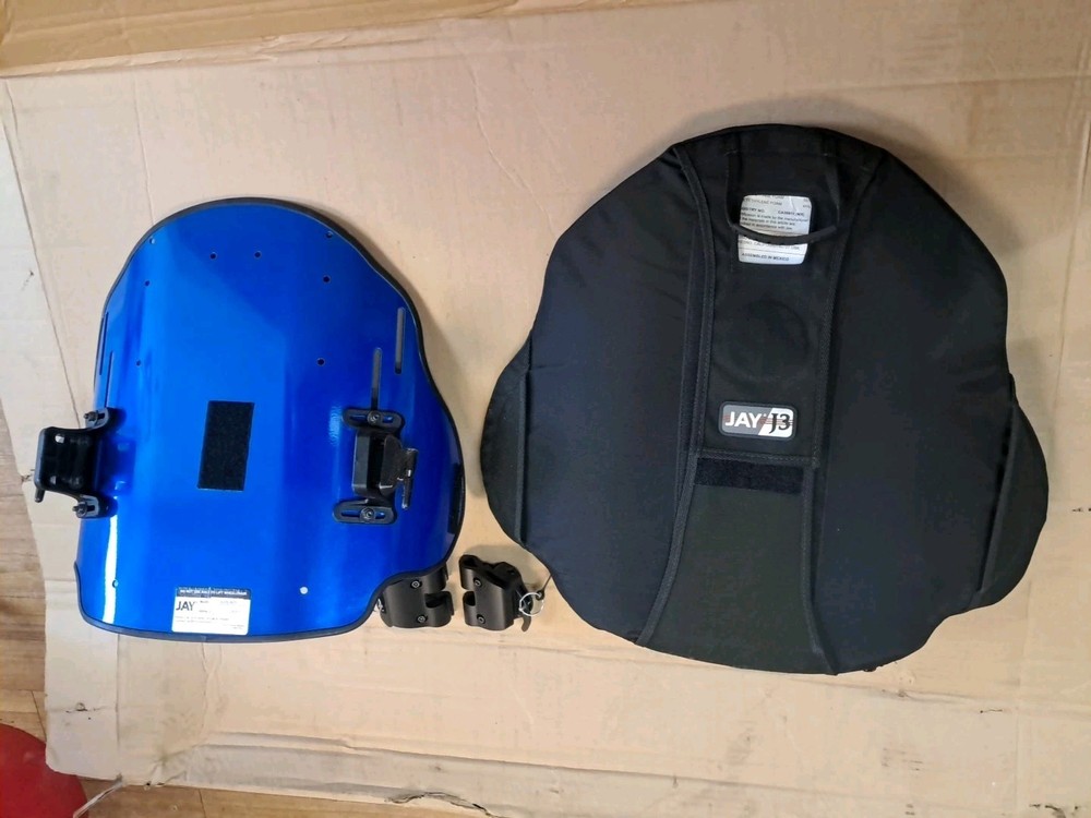 Sunrise Jay J3 Solid Wheelchair Back With Cushion & Quick Release Hardware