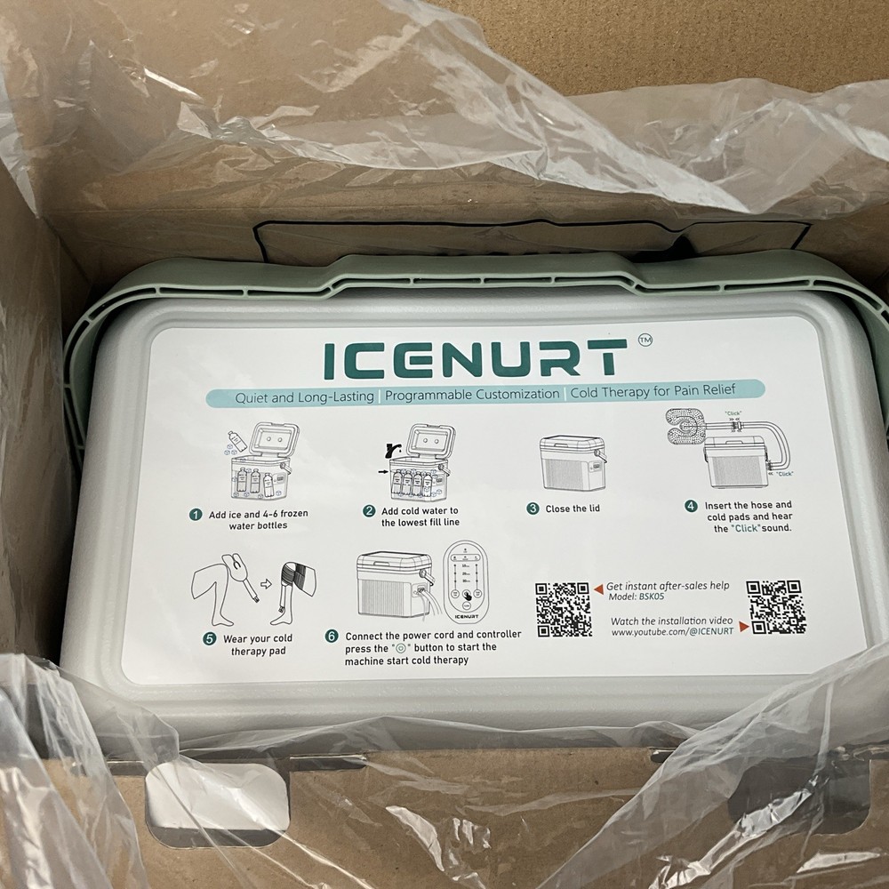 Cold Therapy Machine w/Programmable Timer, Ice Machine for Knee After Surgery...