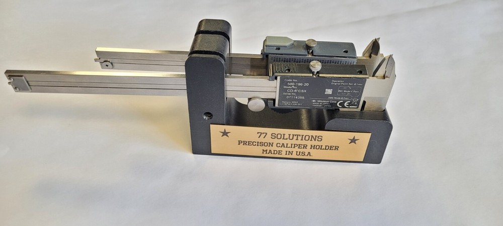 Caliper Stand DOUBLE- Desktop, Machine Mount, Toolbox, and PresentationQuality