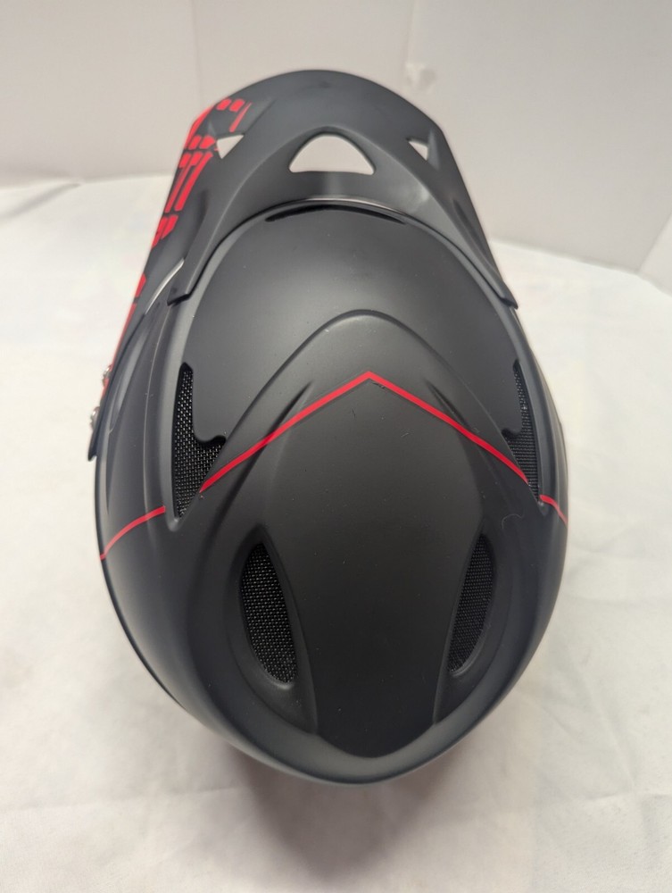 Demon Podium Full Face Helmet Black/ Red Small