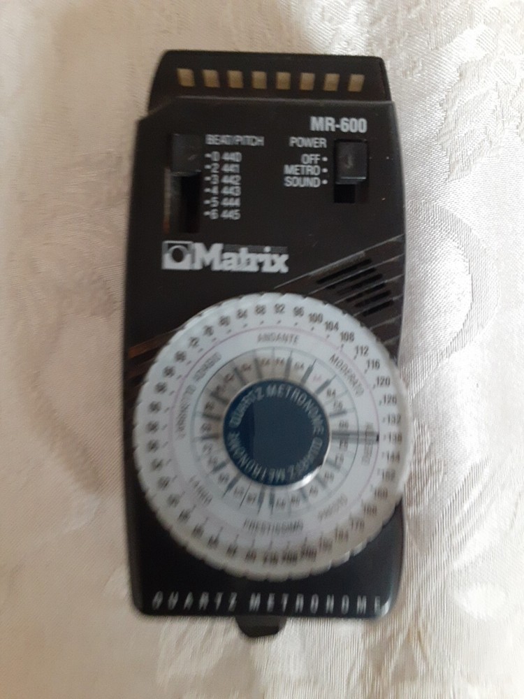 Matrix MR-600 Quartz Metronome w/ LED Pendulum Simulation & Down Beat Accent