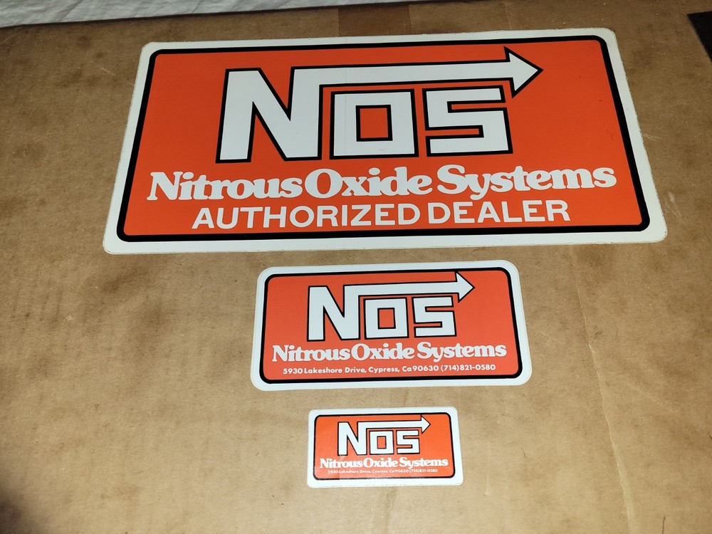 nos nitrous oxide system Decals