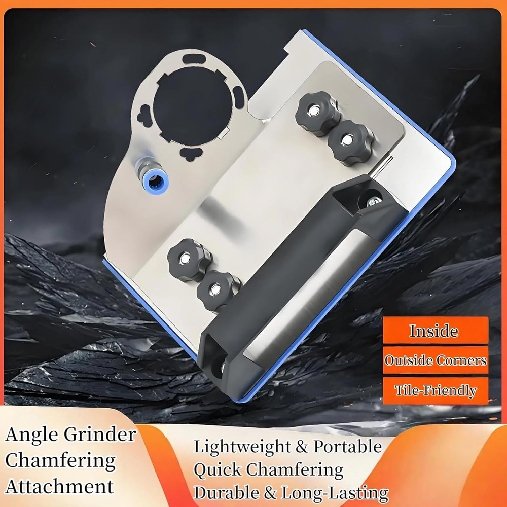 45-Degree Tile Chamfering Tool, Ceramic Tile Cutting Tool, Angle Grinder Attachm