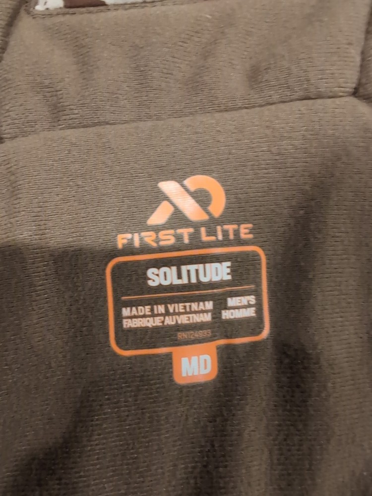 First Lite Solitude Jacket Fusion Medium Excellent! Free Shipping!!