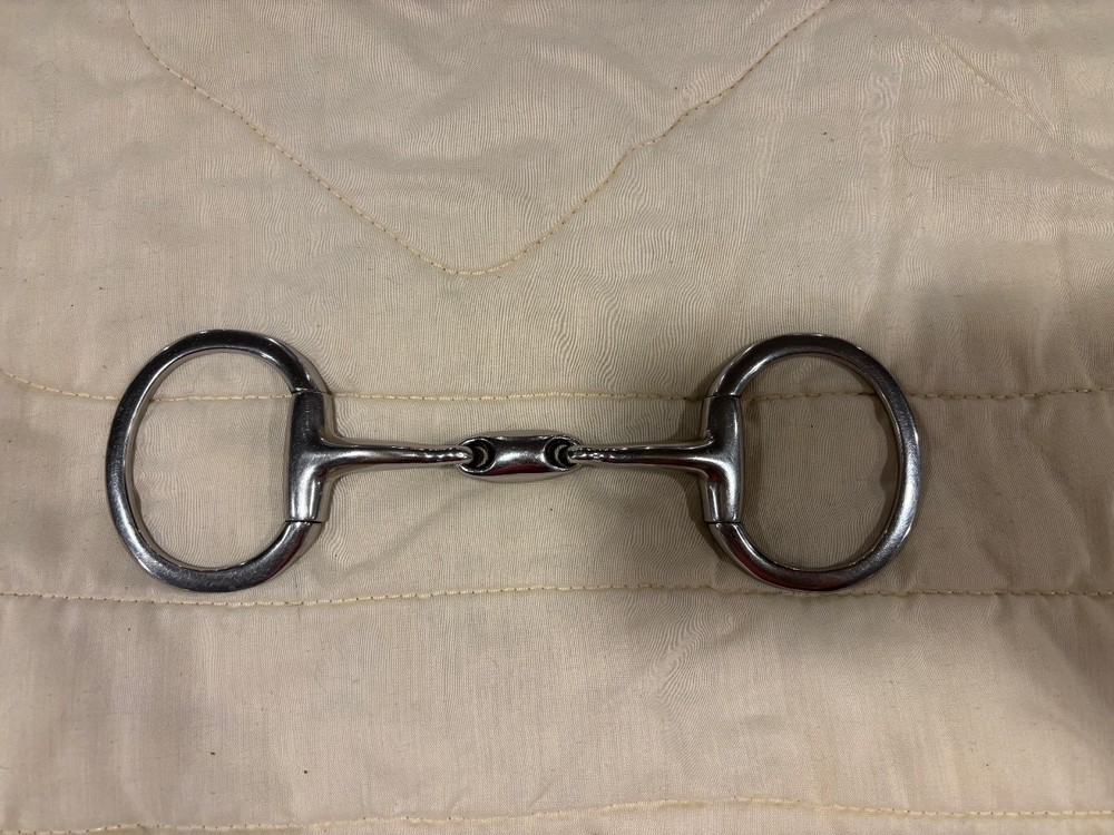 3 piece snaffle bit 5"