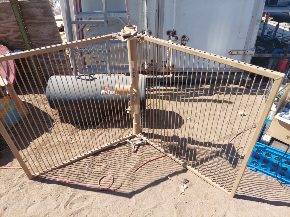 Vintage military radar satellite