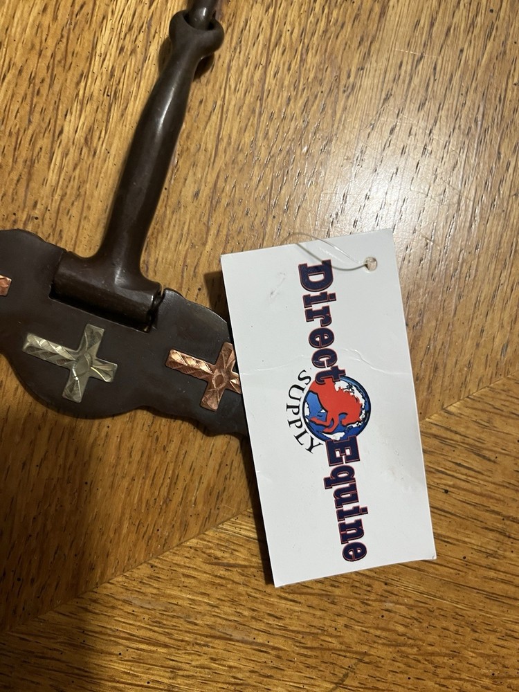 Western Snaffle bit 5” with Cooper Crosses