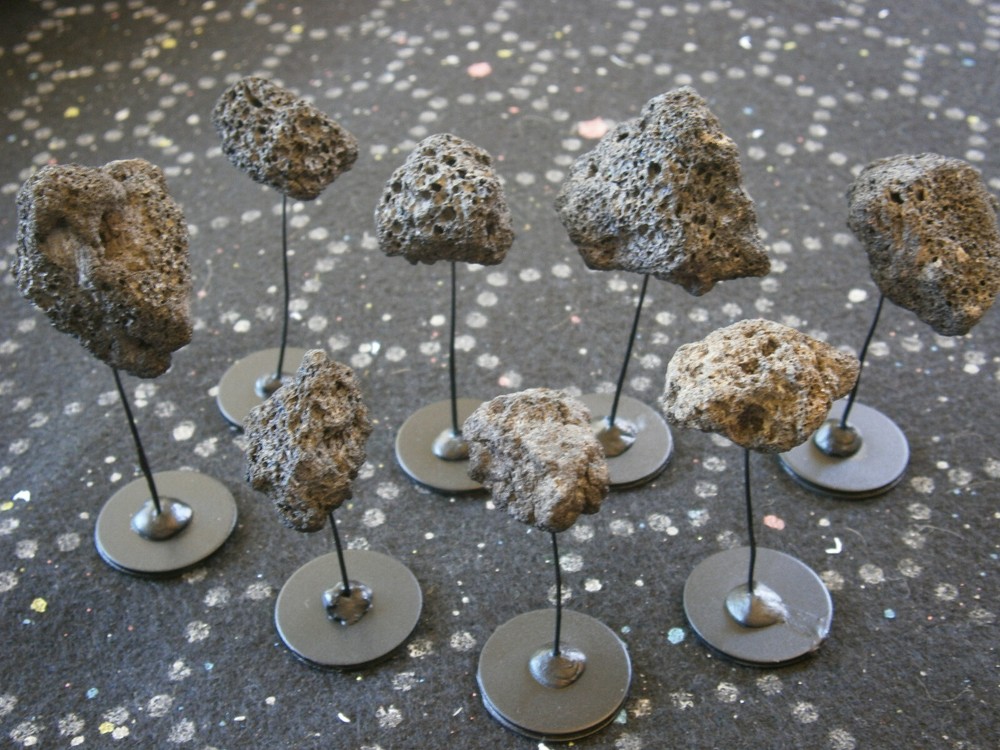 6x Large Asteroids for Attack Wing, X-Wing, Armada, Gothic, & other Space Games