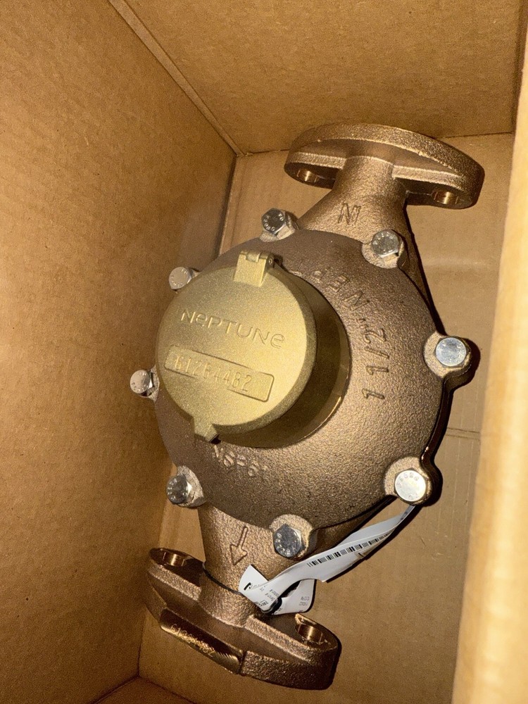 Neptune 11/2 T-10 Water Meter Direct Reading