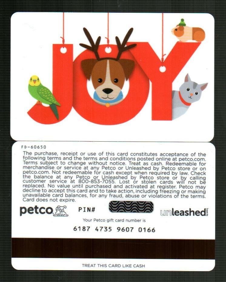 PETCO Joy 2020 Gift Card ( $0 )