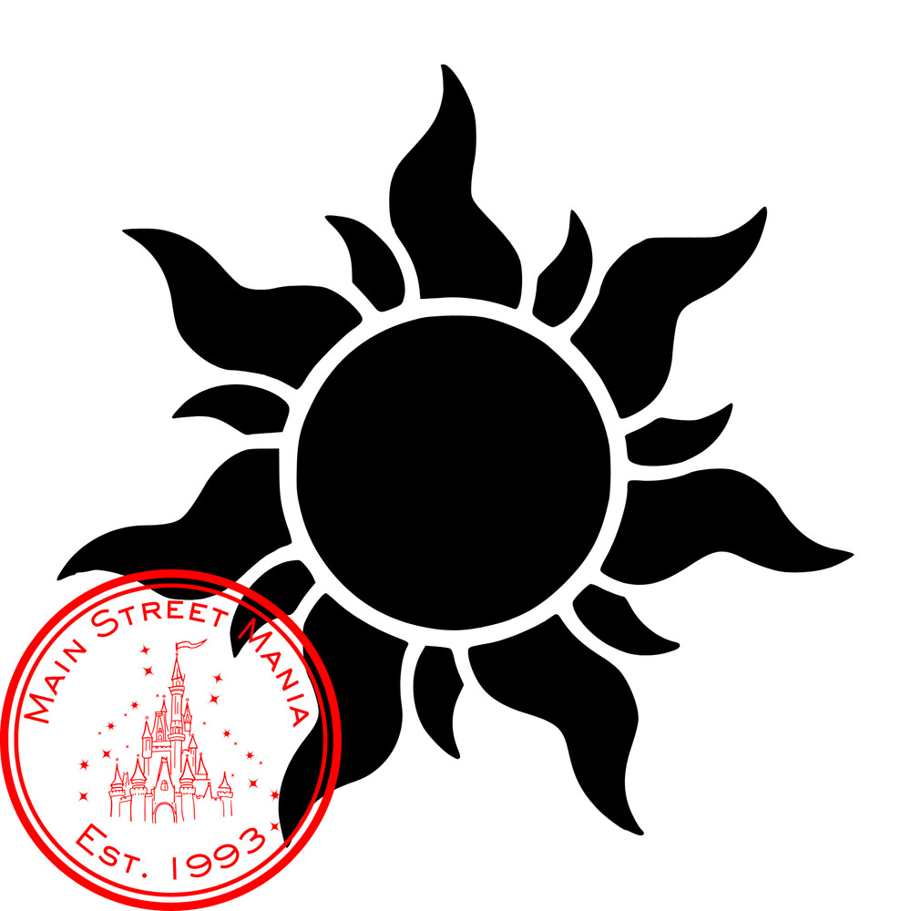 Tangled Sun Sticker Decal Rapunzel Disney Inspired