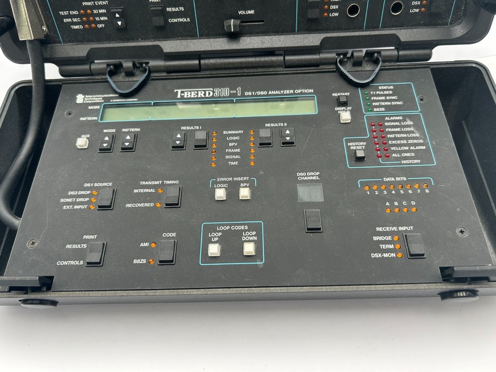 TTC T-BERD 310 COMMUNICATION ANALYSER w/ 6 MODULES