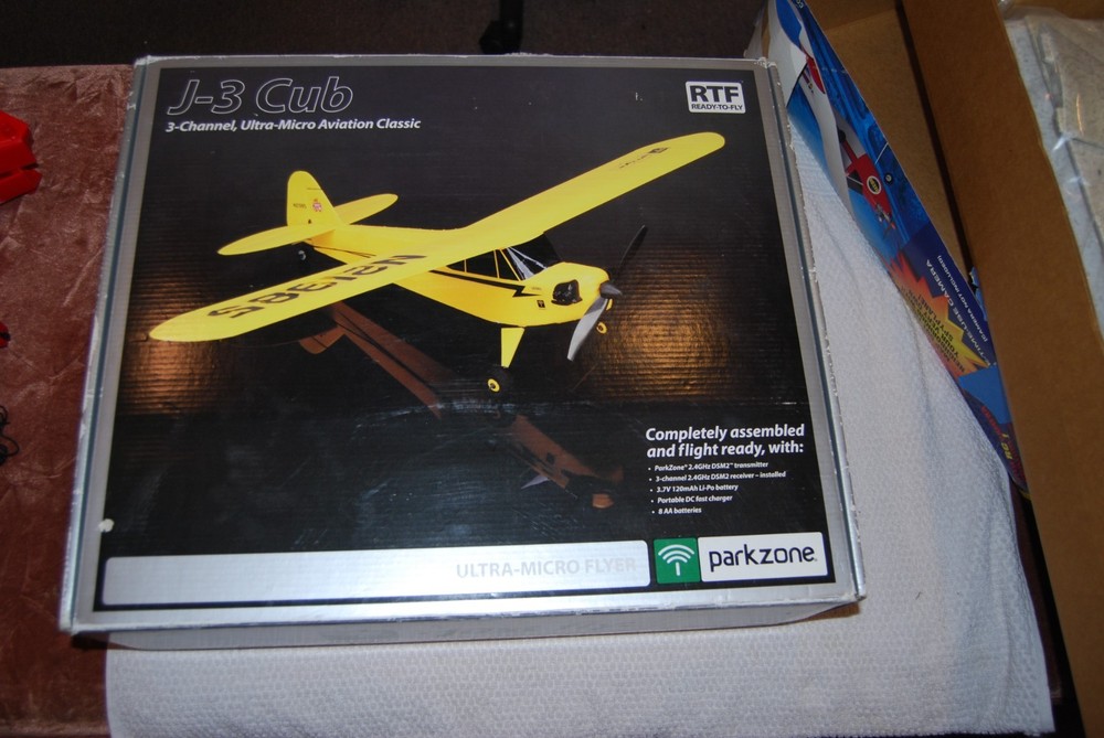 PARKZONE J-3 Cub  3-Channel RTF Airplane  Open Box