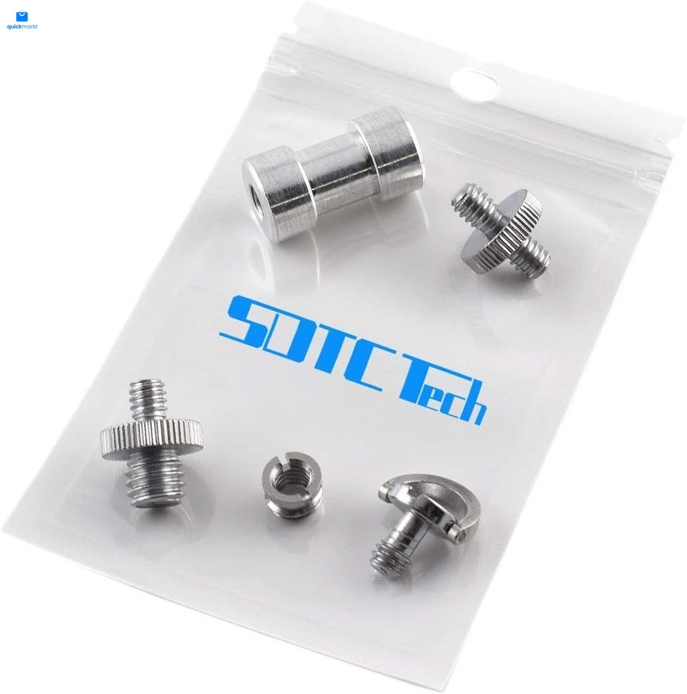 Camera Screw Kit, SDTC Tech 22 pcs D-Ring Quick Release Plate Kit