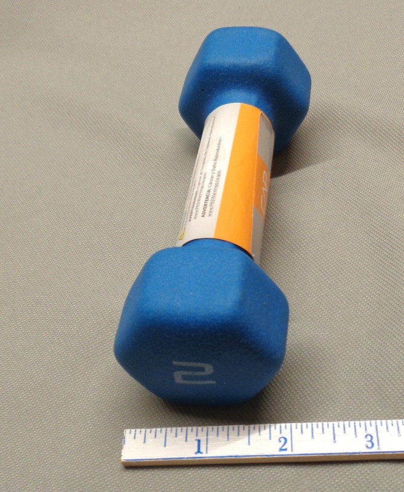 Blue Neoprene Dumbbell Single 2 lbs