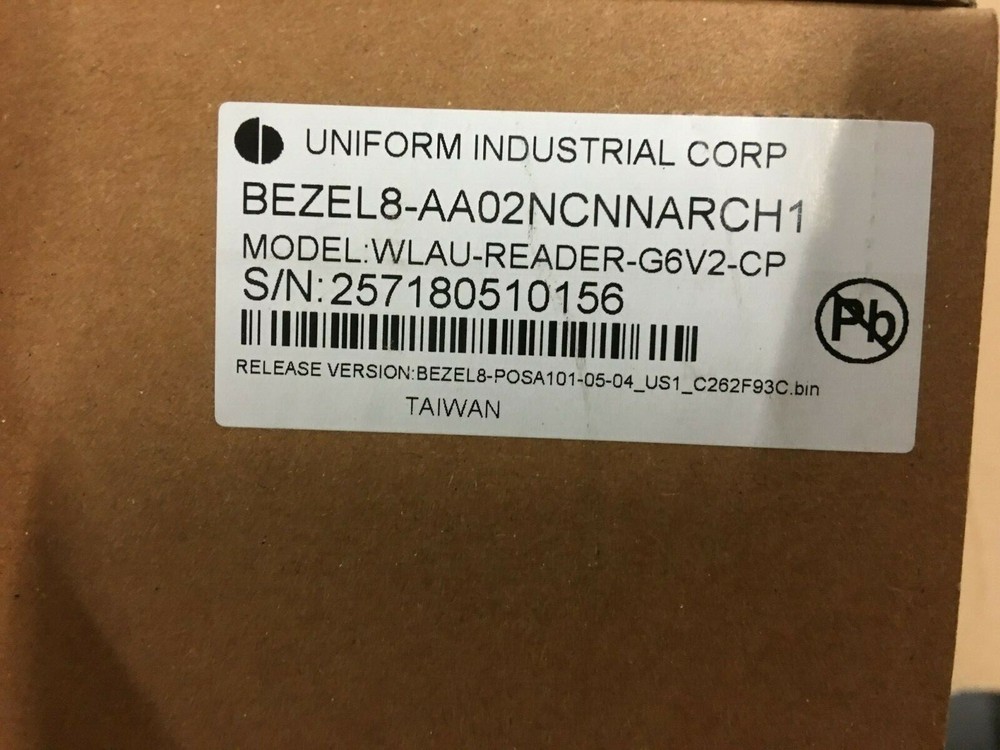 UIC BEZEL8, CREDIT CARD READER, WLAU-READER-G6V2-CP