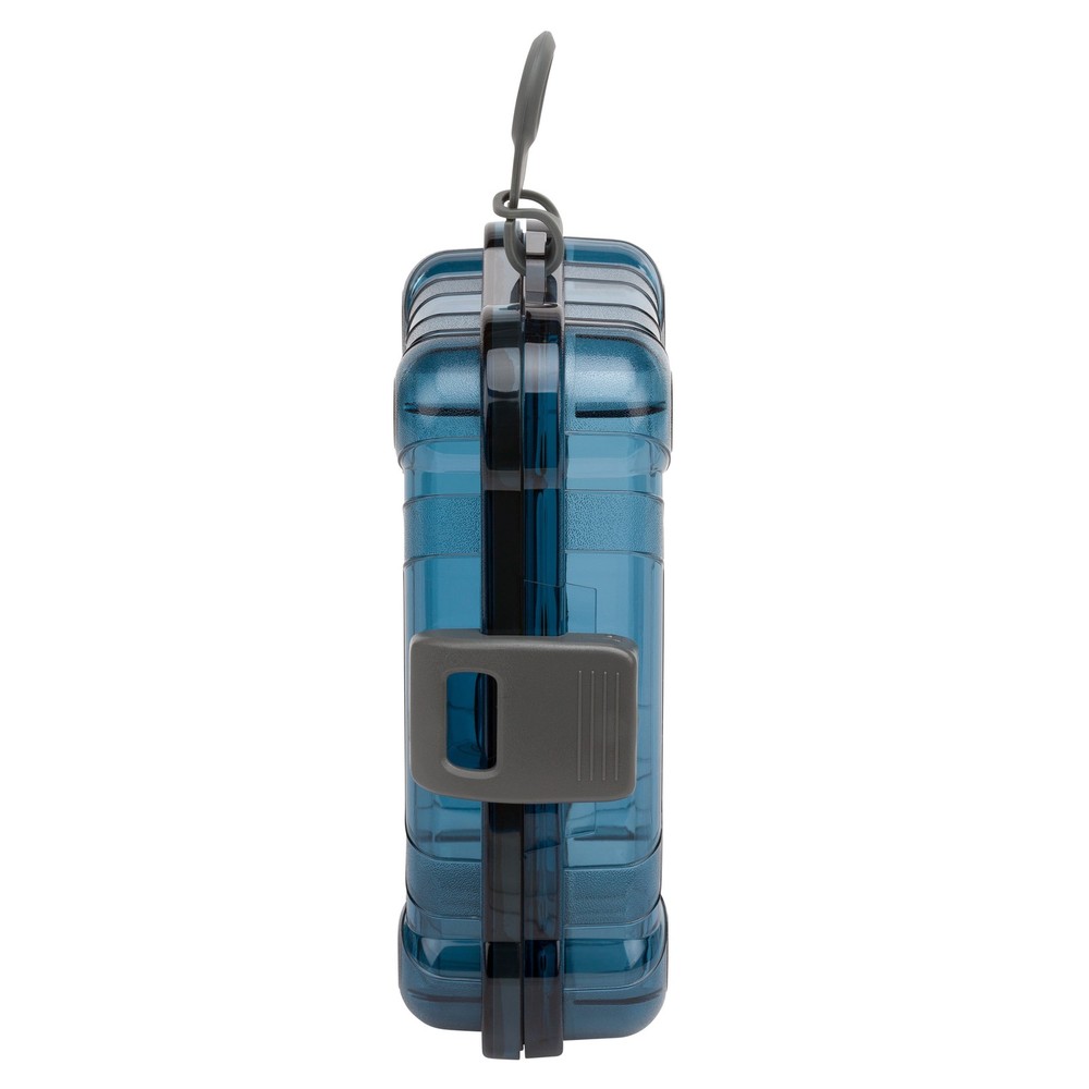 Small Watertight Dry Box Blue Polycarbonate Solid Print