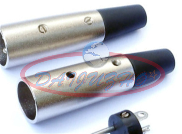 ONE MicrophPatch XLR Male 3-pin Plug Connector NEW