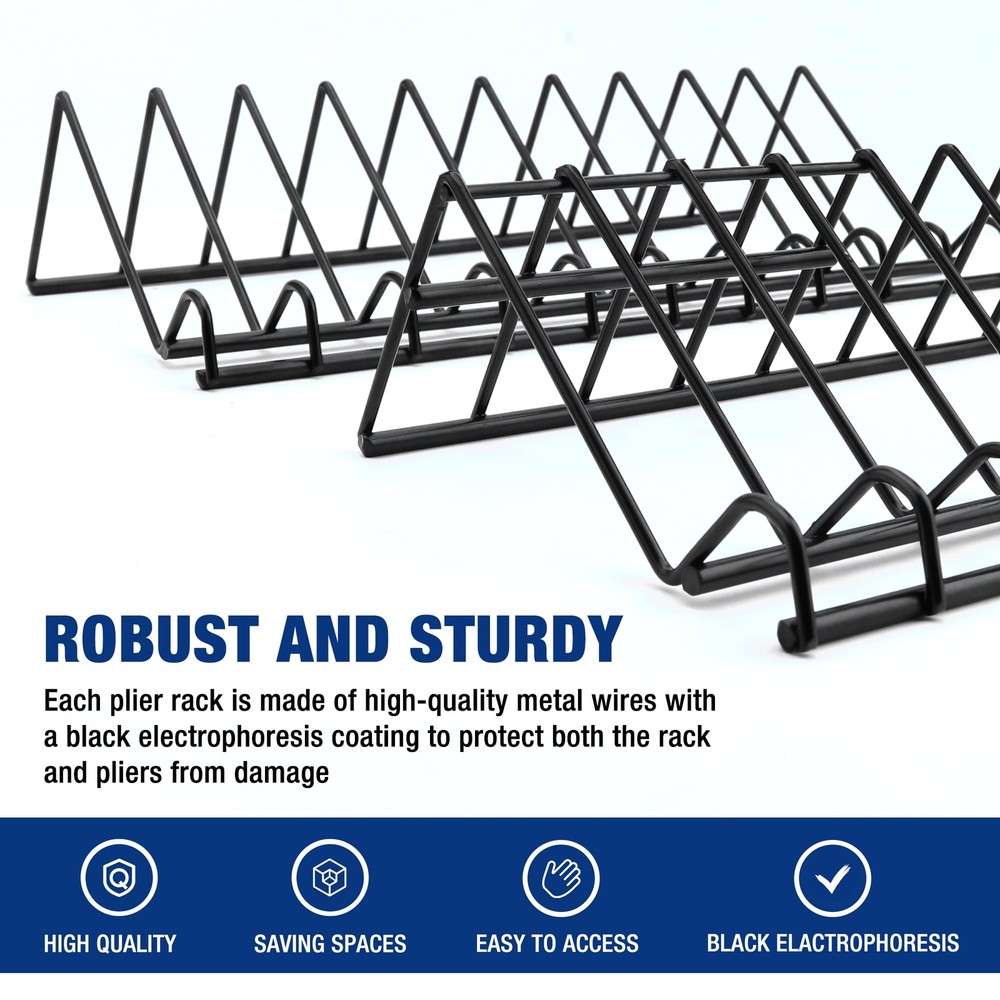 WORKPRO 2Pack Plier Organizer Rack Tool Box Storage Organization Holder 20 Slots