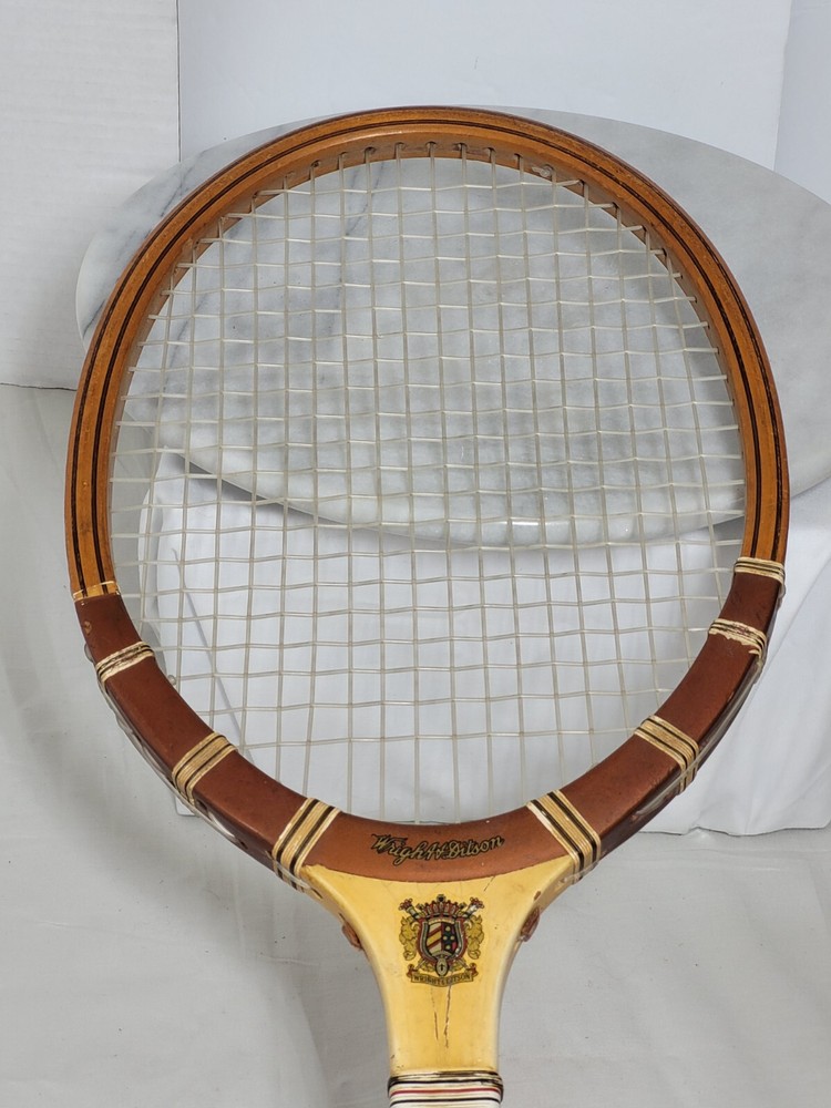 Melbourne Cup Tennis Racket By Wright & Bitson Vintage