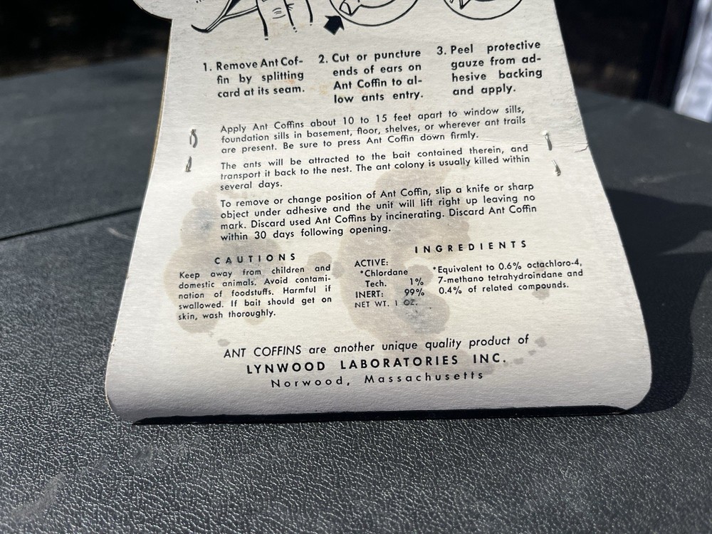 Vintage Ant Coffin