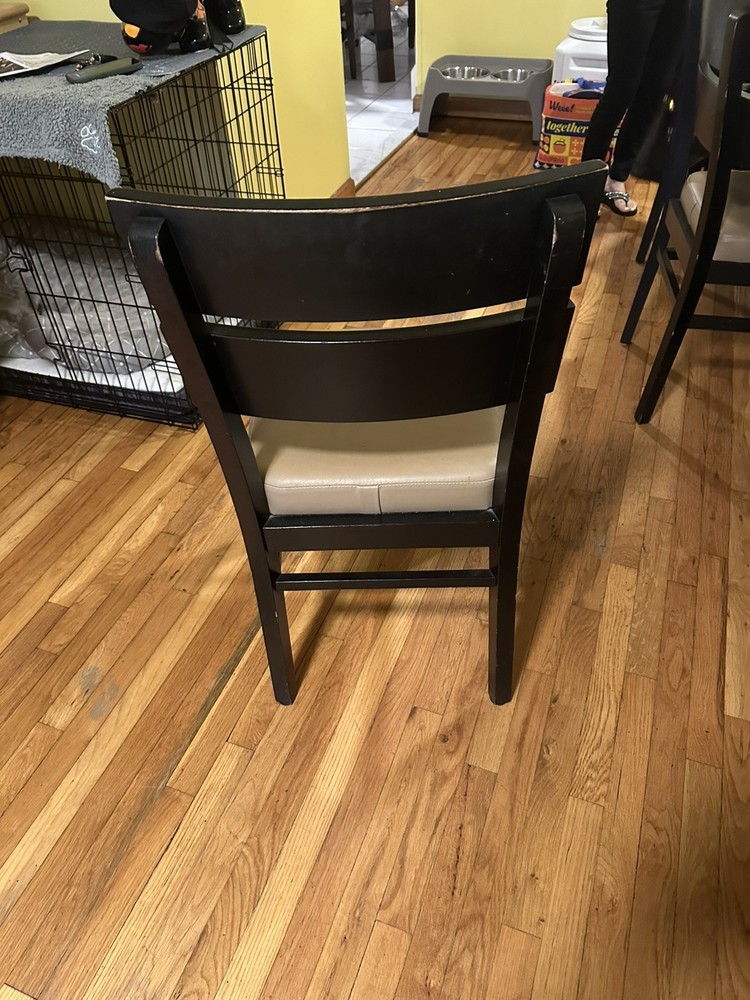 Black Oval Expandable Dining Table & 8 Chairs - Sits 10