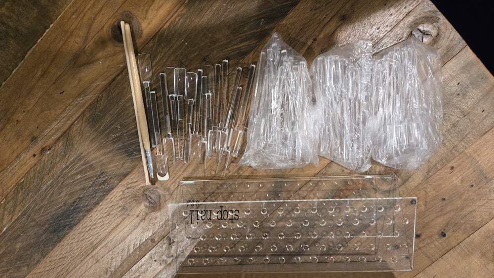 Clear Acrylic Nail Display Stand by