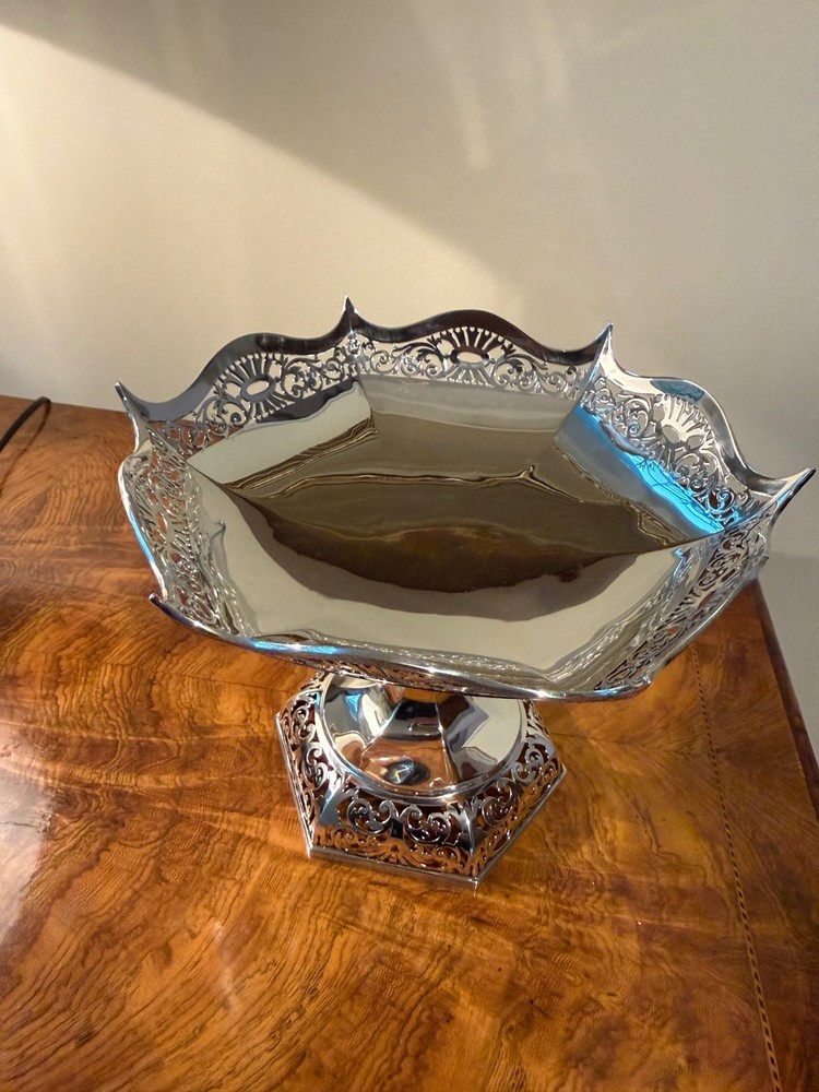 sterling silver tazza