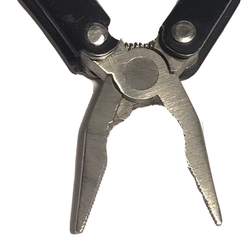 Multi-function Pocket Knife Saw LED Torch Pliers Bottle Opener Camping Gear Tool