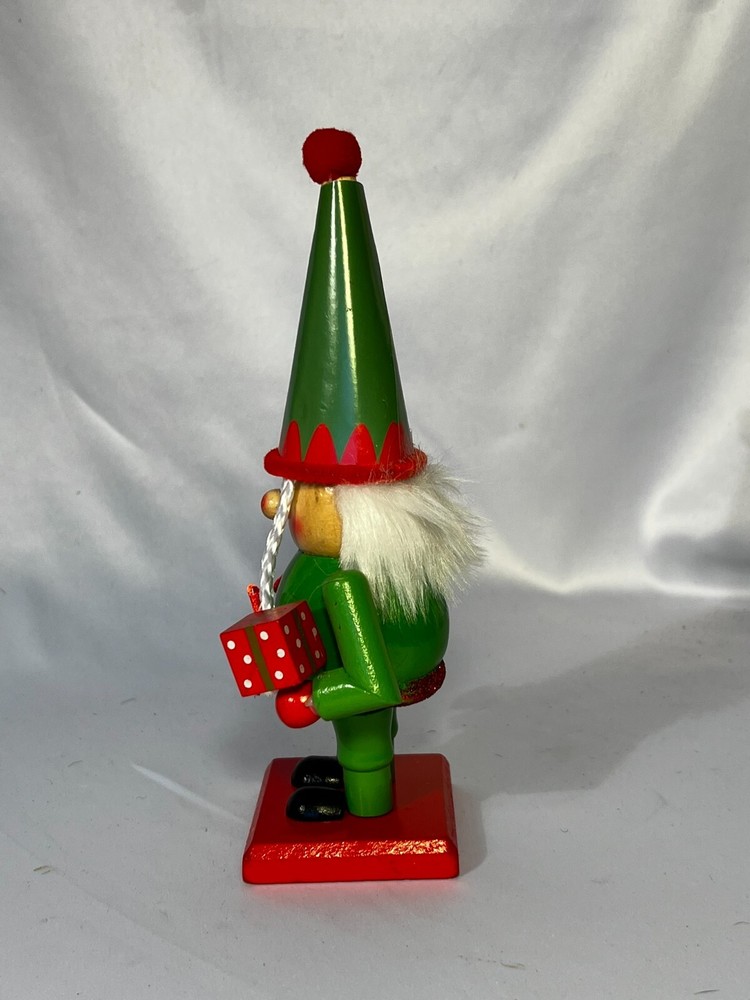 CHRISTMAS ELF GNOME NUTCRACKER~Present*Hat