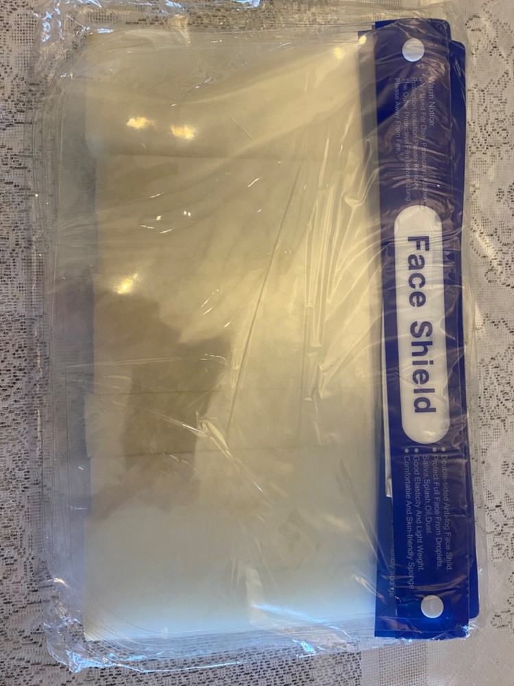 10pcs Disposable face shield Plastic Face Shield