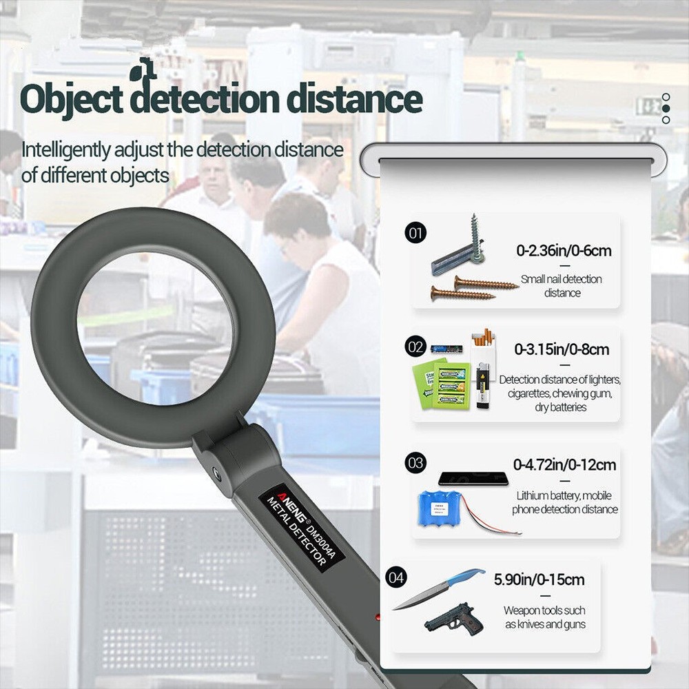 Metal Detector Handheld Security Scanner Room Security Inspection Equipment
