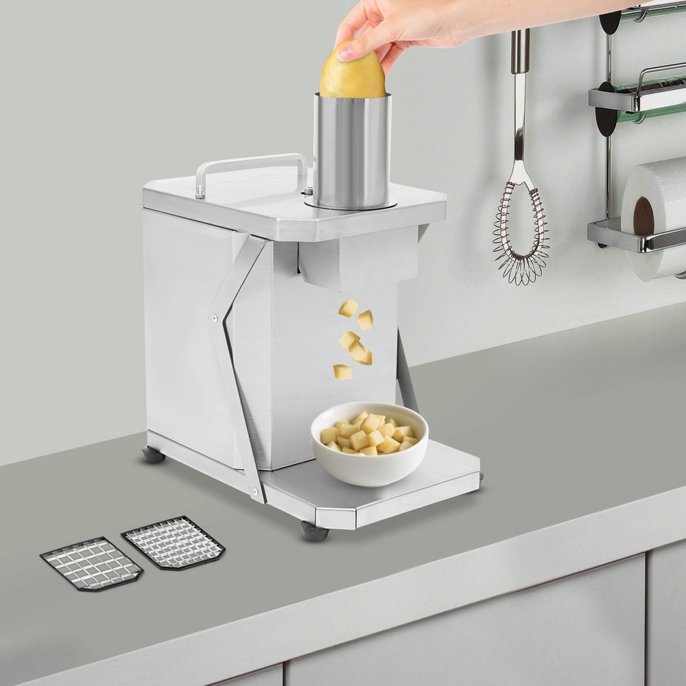 Automatic Food Dicing Machine Tabletop Fruit & Vegetable Dicer 75kg/165.35lbs/h
