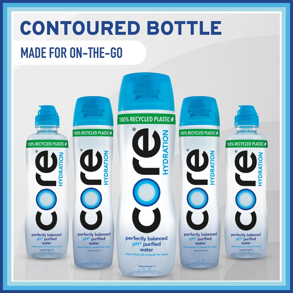 CORE Hydration Perfectly Balanced Drinking Water, 0.5 L bottles, 6 Count