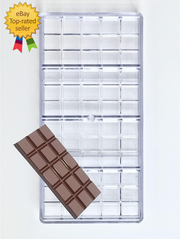 Chocolate Bar Making Mold | Polycarbonate | Hard Mold for Making Chocolate Bars