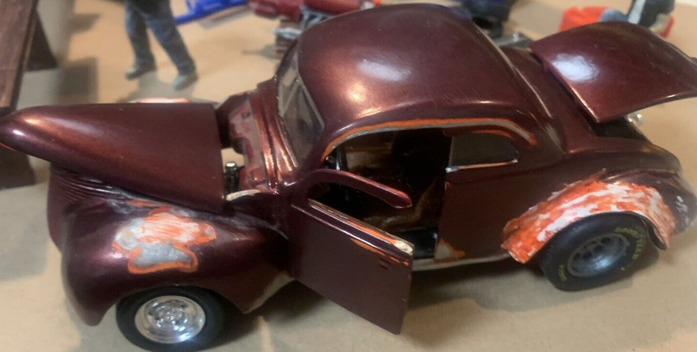 Built from Scratch “Handmade” 1/24 Scale Diorama Art Piece – “Needs More Work”