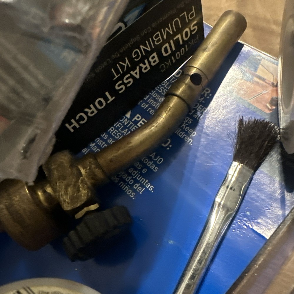 Authentic Bernzomatic PK1001KC Solid Brass Torch Plumbers Kit 5 Pc