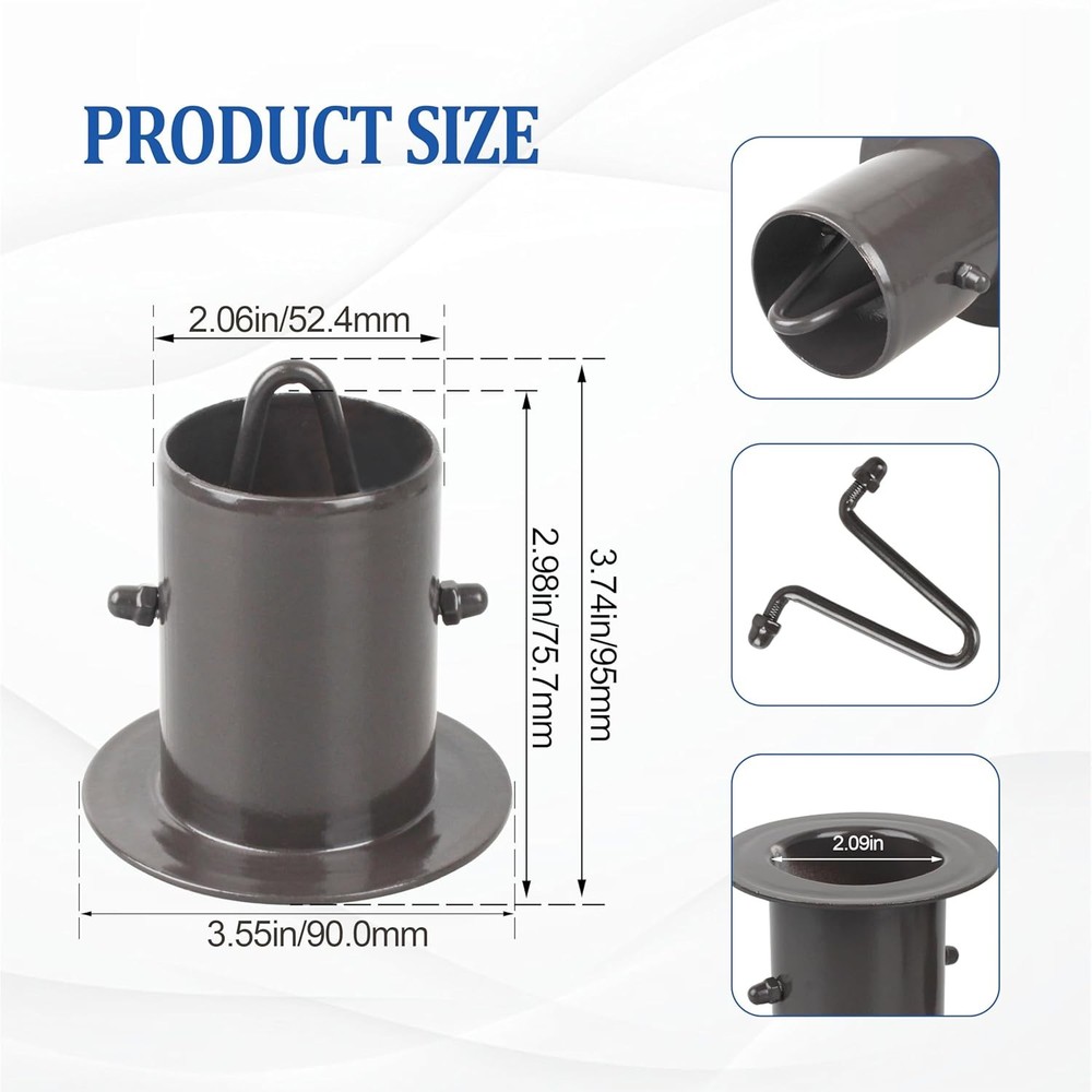 Rain Chain Gutter Adapter Replacement Downspout Gutters Black Aluminum 2Pcs