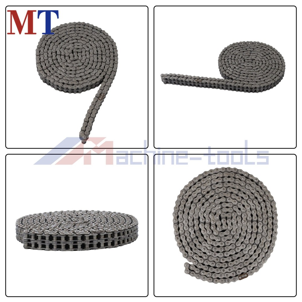 #35-2 Duplex Roller Chain 10 Feet Complete Set with 2 Connecting Links