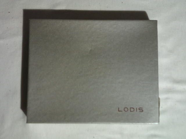 LODIS Black Leather Passport Card Holder Wallet