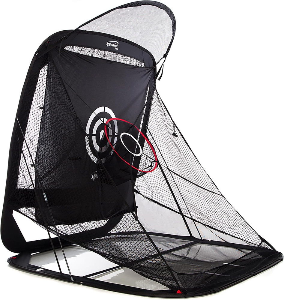 Spornia Spg-7 Golf Practice Net - Automatic Ball Return System W/Target Sheet, T