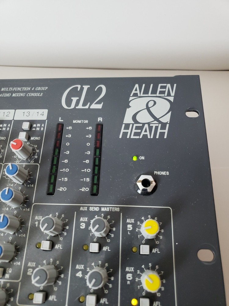 Allen & Heath GL2, Multi-Function 4-Group Audio Mixer For Parts