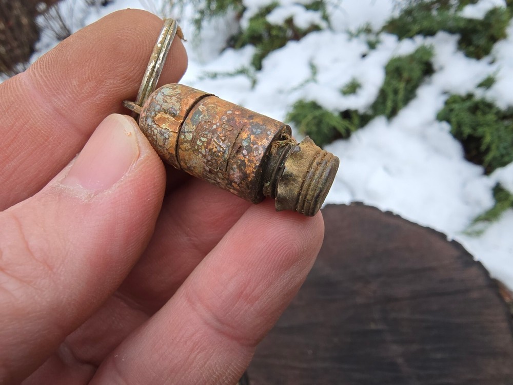 WW2 Accessories from the German bunker relic.