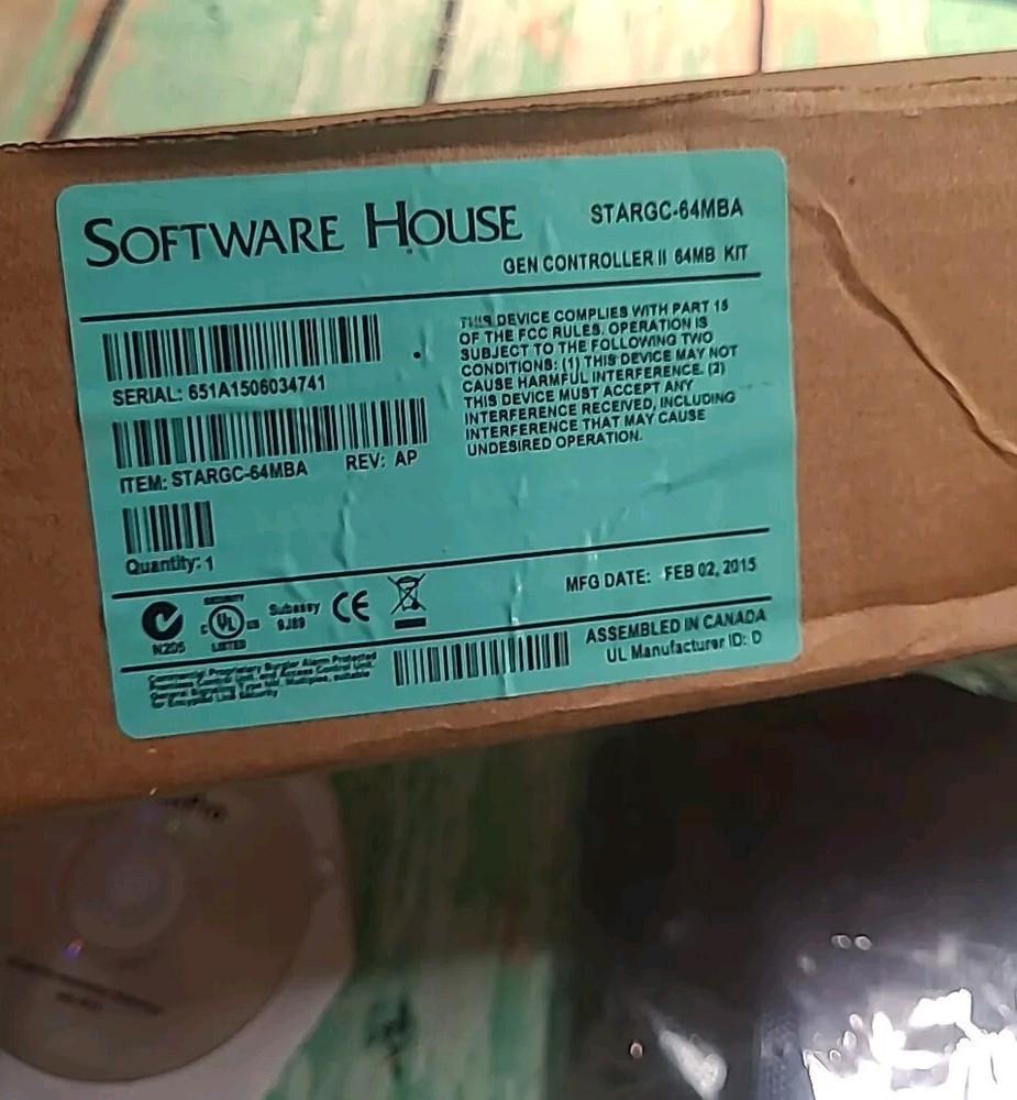 Software House iStar Pro STARGC-64MBA Controller Card Gen Controller 2 64 MB Kit