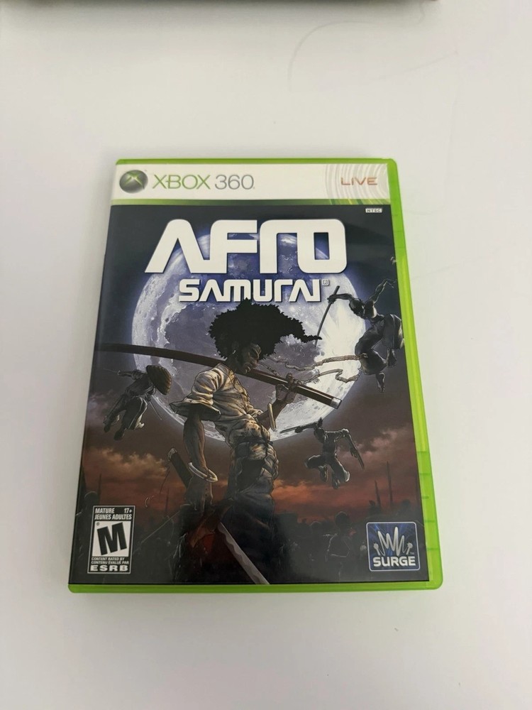Afro Samurai (Microsoft Xbox 360, 2009) Authentic Replacement Case Only
